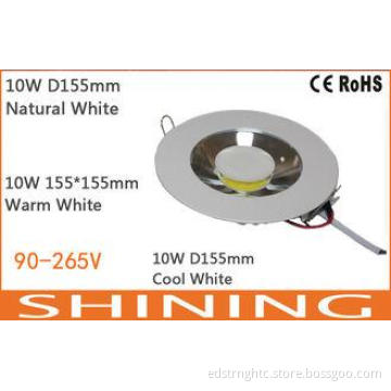 10 Watt 800 Lumen COB LED Downlight , 6000K Epistar LED Lam